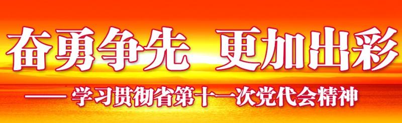 奮勇爭(zhēng)先，更加出彩——學(xué)習(xí)貫徹省第十一次黨代會(huì)精神